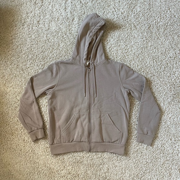 H&M Jackets & Blazers - H&M Light Brown Hoodie